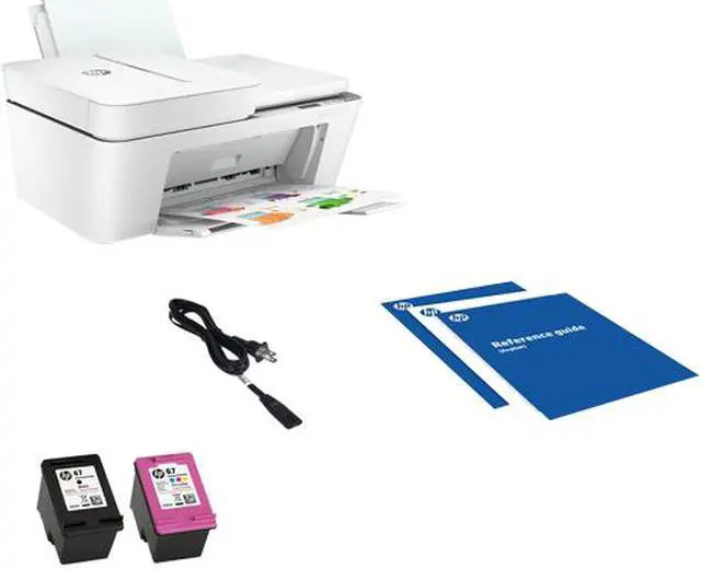 Alt view image 10 of 11 - HP DeskJet 4155 Wireless All-in-One Color Printer