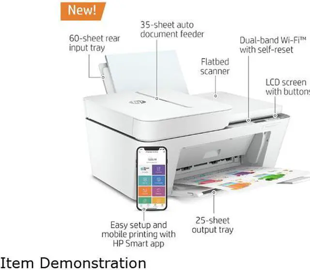 Alt view image 8 of 11 - HP DeskJet 4155 Wireless All-in-One Color Printer