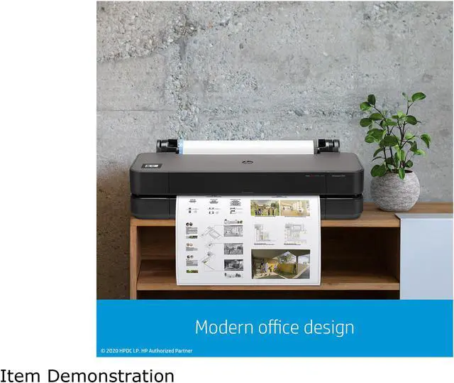 Alt view image 7 of 7 - HP DesignJet T230 Large Format Compact Wireless Plotter Printer - 24", with Mobile Printing (5HB07A)