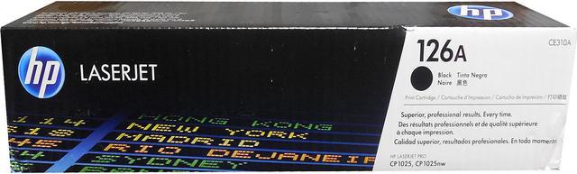 126A CE310A Original LaserJet Toner Cartridge Black Toner Cartridges (Genuine Brands) - Newegg.com