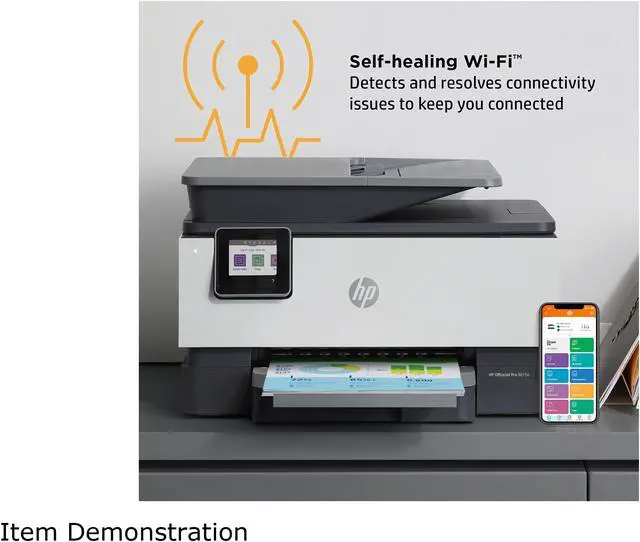 Alt view image 9 of 20 - HP OfficeJet Pro 9015e All-in-One Wireless Color Printer, with bonus 6 months free Instant Ink with HP+ (1G5L3A)