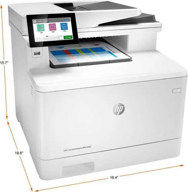 Alt view image 2 of 2 - HP LaserJet Enterprise MFP M480f MFC / All-In-One Color Laser Printer