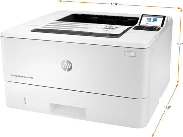 Alt view image 4 of 5 - HP LaserJet Enterprise M406dn Monochrome Laser Printer TAA (3PZ15A#201)