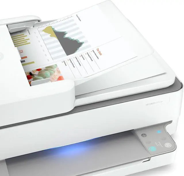 Alt view image 8 of 19 - HP ENVY 6455e All-in-One Wireless Color Printer, with Bonus 3 Months Free Instant Ink with HP+ (223R1A)