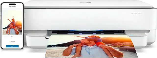 Alt view image 5 of 19 - HP ENVY 6055e All-in-One Printer w/ 3 Months Free Ink through HP Plus