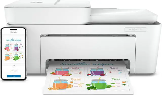 Alt view image 9 of 18 - HP DeskJet 4155e All-in-One Wireless Color Printer, with Bonus 3 Months Free Instant Ink with HP+ (26Q90A)