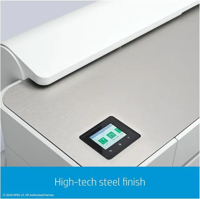 Alt view image 6 of 7 - HP DesignJet Studio Steel Large Format Wireless Plotter Printer - 36", with High-Tech Steel Design (5HB14C)