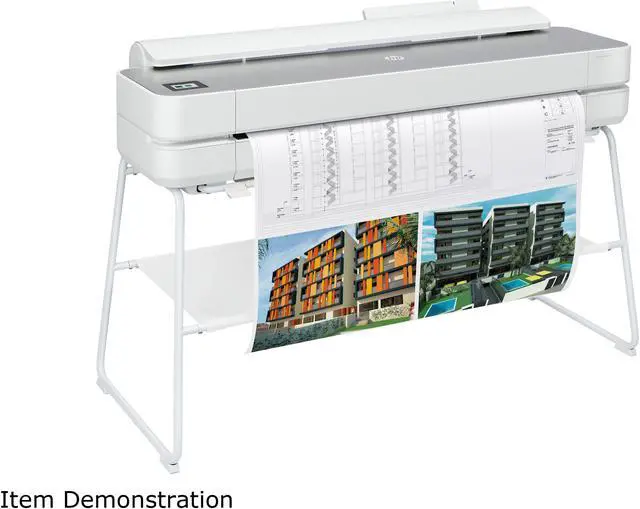 Main image of HP DesignJet Studio Steel Large Format Wireless Plotter Printer - 36", with High-Tech Steel Design (5HB14C)