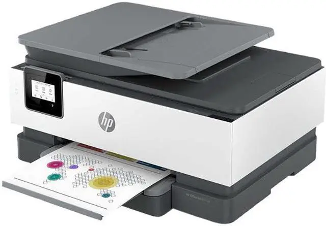 Alt view image 2 of 4 - HP OfficeJet 8015e Wireless Color All-in-One Printer with 3 months of ink included 228F5A#B1H