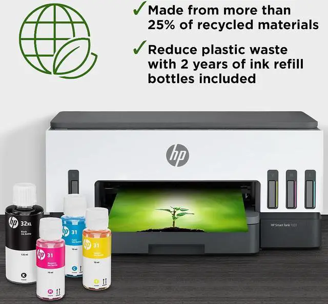 Alt view image 11 of 14 - HP Smart Tank 7001 Wireless All-in-One Cartridge-free Ink Tank Printer