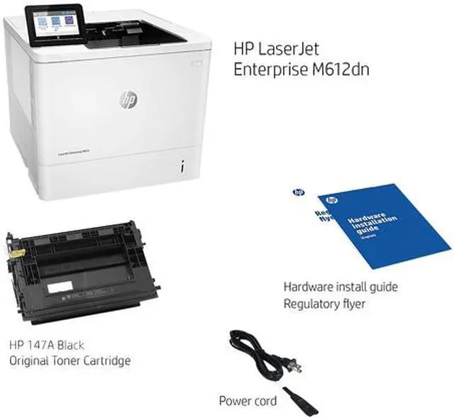 Alt view image 4 of 9 - HP LaserJet M612dn Up to 75 ppm Monochrome Laser Printer