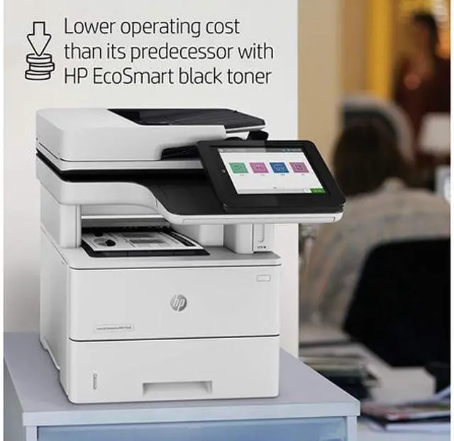 Alt view image 6 of 9 - HP LaserJet Enterprise MFP M528f MFP Normal: Up to 43 ppm (default); Up to 50 ppm (HP High Speed) Printer