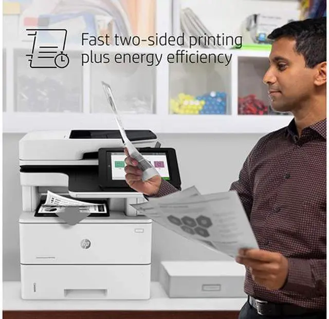 Alt view image 7 of 9 - HP LaserJet Enterprise MFP M528f MFP Normal: Up to 43 ppm (default); Up to 50 ppm (HP High Speed) Printer