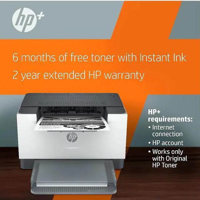 Alt view image 3 of 8 - HP LaserJet M209dw Monochrome Printer