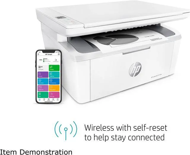 Alt view image 4 of 9 - HP LaserJet M140w Wireless Black & White Printer