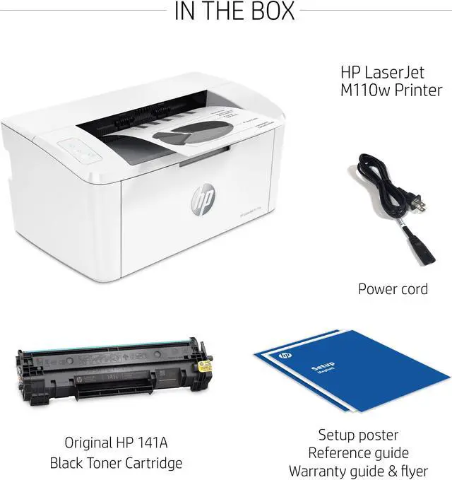 Alt view image 10 of 11 - HP LaserJet M110w Wireless Black & White Printer