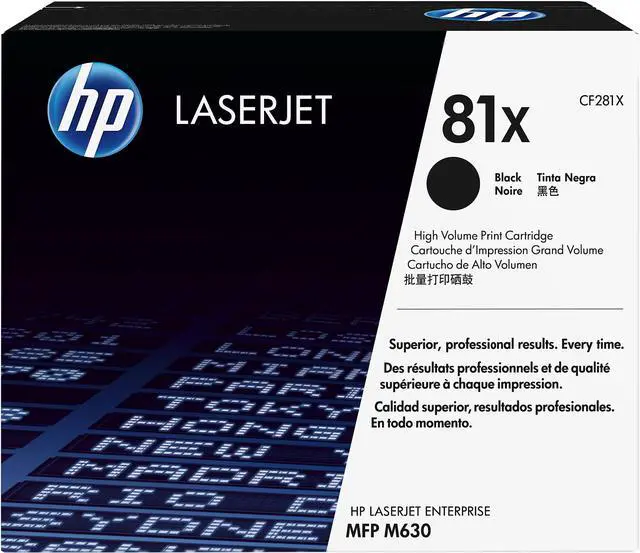 Main image of HP 81X High Yield LaserJet Toner Cartridge - Black