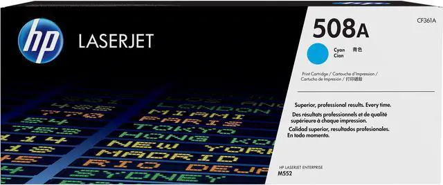 Main image of HP 508A LaserJet Toner Cartridge - Cyan
