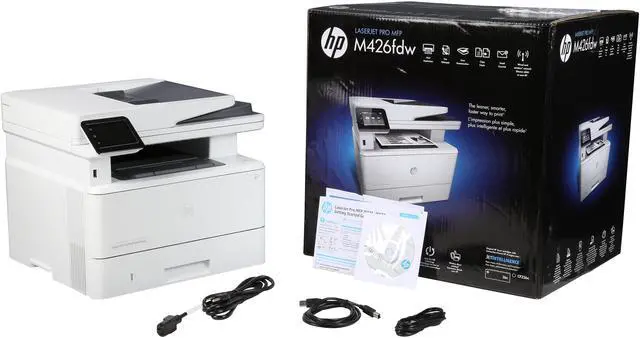 Alt view image 8 of 8 - HP LaserJet Pro M426fdw (F6W15A) Wireless Monochrome MFP All-in-One Laser Printer