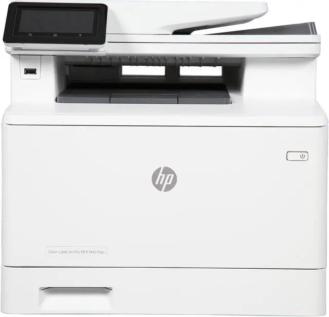 Alt view image 3 of 12 - HP LaserJet Pro MFP M477fdn (CF378A) Auto-Duplex USB / Ethernet Color Laser Printer