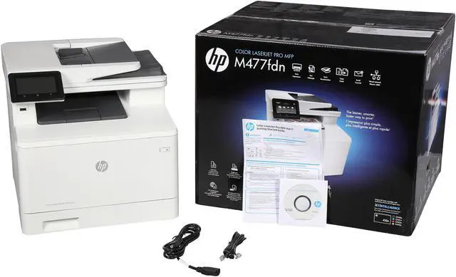 Alt view image 12 of 12 - HP LaserJet Pro MFP M477fdn (CF378A) Auto-Duplex USB / Ethernet Color Laser Printer