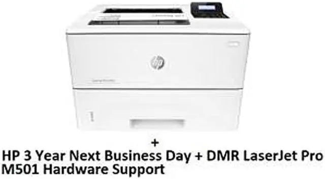 Main image of HP LaserJet Pro M501dn (J8H61A-U9CQ0E) Duplex 4800 dpi x 600 dpi USB Monochrome Laser Printer Bundle with 3 year Next Business Day Onsite HW Support