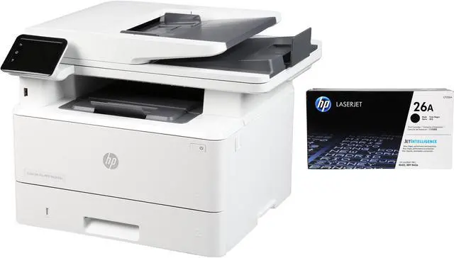 Main image of HP LaserJet Pro M426fdn (F6W14A-CF226A) Duplex 1200 dpi USB Monochrome MFP Laser Printer Bundle with HP 26A Black Toner Cartridge
