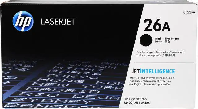Alt view image 2 of 11 - HP LaserJet Pro M426fdn (F6W14A-CF226A) Duplex 1200 dpi USB Monochrome MFP Laser Printer Bundle with HP 26A Black Toner Cartridge