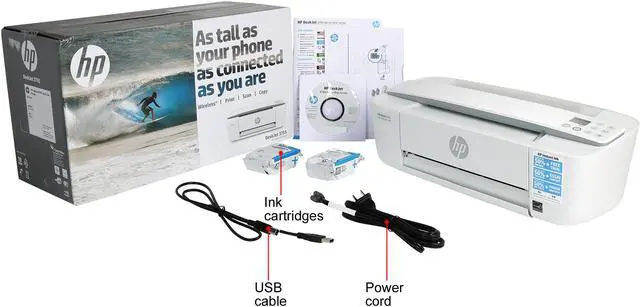 Alt view image 8 of 7 - HP DeskJet 3755 All-in-One Wireless Color Inkjet Printer - Stone