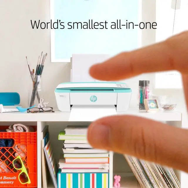 Alt view image 6 of 12 - HP - DeskJet 3755 Wireless All-in-One Instant Ink Ready Inkjet Printer - Seagrass