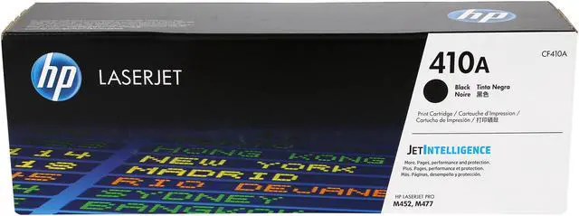 Alt view image 2 of 12 - HP Color LaserJet Pro M452dw (CF394A-CF410A) Duplex 38400 x 600 dpi USB / Wireless Color Laser Printer Bundle with HP 410A Black Toner Cartridge