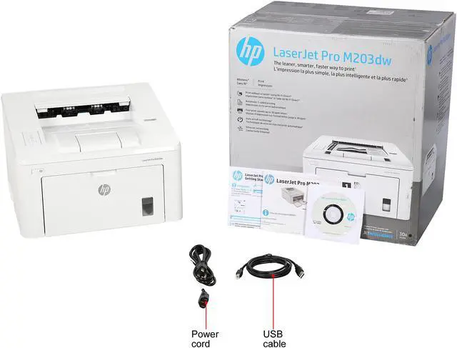 Alt view image 11 of 10 - HP LaserJet Pro M203dw Wireless Monochrome Laser Printer