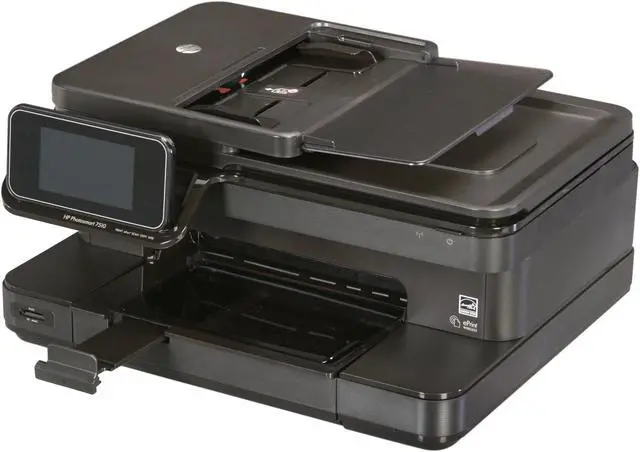 Main image of HP Photosmart 7510 CQ877A Up to 33 ppm Black Print Speed 9600 x 2400 dpi Color Print Quality USB / Wi-Fi Thermal Inkjet e-All-in-One Color Printer