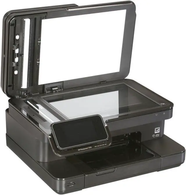 Alt view image 7 of 9 - HP Photosmart 7510 CQ877A Up to 33 ppm Black Print Speed 9600 x 2400 dpi Color Print Quality USB / Wi-Fi Thermal Inkjet e-All-in-One Color Printer