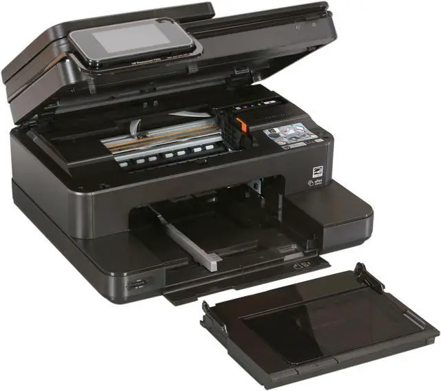 Alt view image 8 of 9 - HP Photosmart 7510 CQ877A Up to 33 ppm Black Print Speed 9600 x 2400 dpi Color Print Quality USB / Wi-Fi Thermal Inkjet e-All-in-One Color Printer