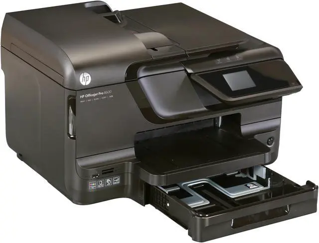 Alt view image 8 of 9 - HP Officejet Pro 8600 Up to 18 ppm Black Print Speed 4800 x 1200 dpi Color Print Quality Ethernet (RJ-45) / RJ-11 / USB / Wi-Fi Thermal Inkjet e-All-in-One Color Printer
