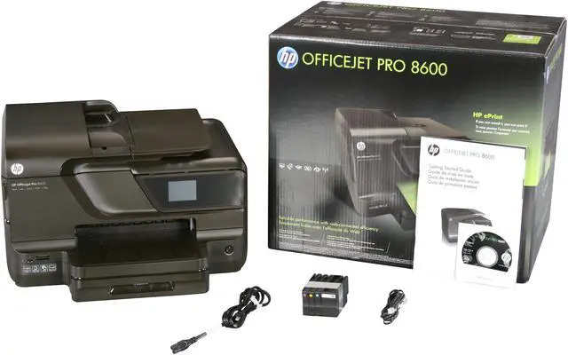 Alt view image 9 of 9 - HP Officejet Pro 8600 Up to 18 ppm Black Print Speed 4800 x 1200 dpi Color Print Quality Ethernet (RJ-45) / RJ-11 / USB / Wi-Fi Thermal Inkjet e-All-in-One Color Printer