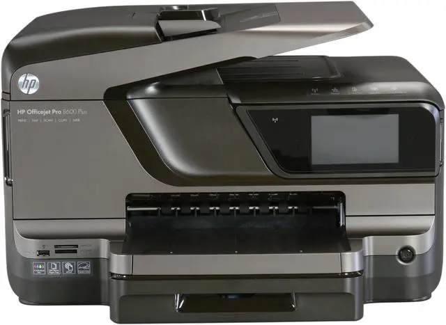 Alt view image 2 of 9 - HP Officejet Pro 8600 Plus Up to 20 ppm Black Print Speed 4800 x 1200 dpi Color Print Quality Ethernet (RJ-45) / RJ-11 / USB / Wi-Fi Thermal Inkjet e-All-in-One Color Printer