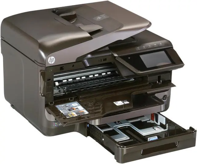 Alt view image 8 of 9 - HP Officejet Pro 8600 Plus Up to 20 ppm Black Print Speed 4800 x 1200 dpi Color Print Quality Ethernet (RJ-45) / RJ-11 / USB / Wi-Fi Thermal Inkjet e-All-in-One Color Printer