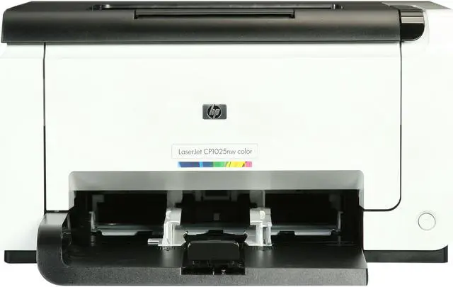 Alt view image 2 of 9 - HP LaserJet Pro CP1025nw Personal Up to 17 ppm 600 x 600 dpi Color Print Quality Color Ethernet (RJ-45) / USB / Wi-Fi Laser Printer