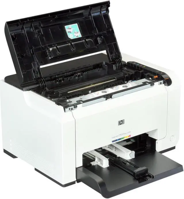 Alt view image 8 of 9 - HP LaserJet Pro CP1025nw Personal Up to 17 ppm 600 x 600 dpi Color Print Quality Color Ethernet (RJ-45) / USB / Wi-Fi Laser Printer