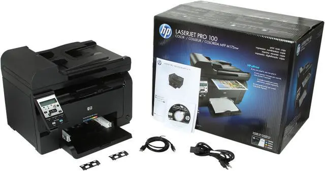 Alt view image 7 of 7 - HP LaserJet Pro 100 M175nw MFP Up to 17 ppm Up to 600 x 600 dpi Color Print Quality Color Ethernet (RJ-45) / USB / Wi-Fi Laser Printer