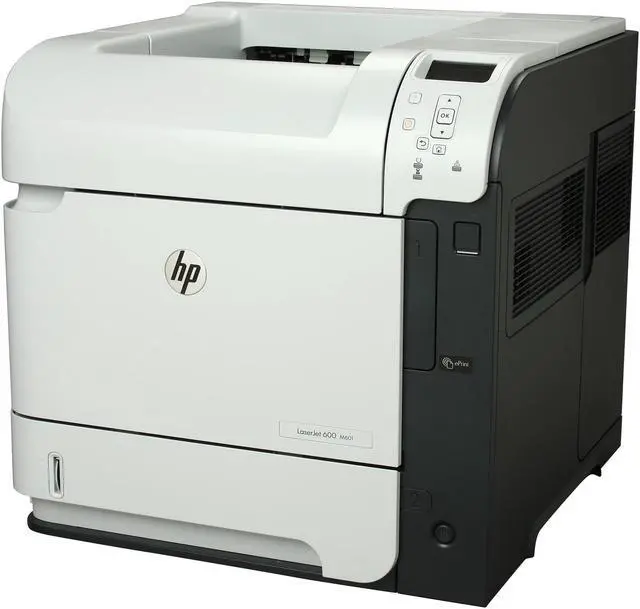 Main image of HP LaserJet Enterprise 600 M601dn Workgroup Up to 45 ppm Monochrome Ethernet (RJ-45) / USB Laser Printer