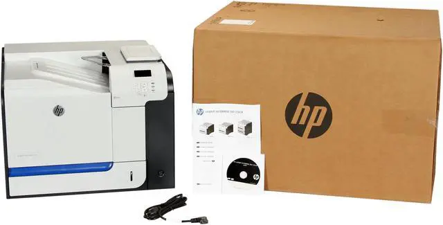 Alt view image 8 of 8 - HP LaserJet Enterprise 500 Color M551dn Workgroup Up to 33 ppm 1200 x 1200 dpi Color Print Quality Color Ethernet (RJ-45) / USB Laser Printer