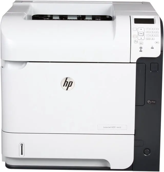 Alt view image 2 of 8 - HP LaserJet Enterprise 600 M602n (CE991A) Up to 52 ppm 1200 x 1200 dpi Workgroup Monochrome Laser Printer