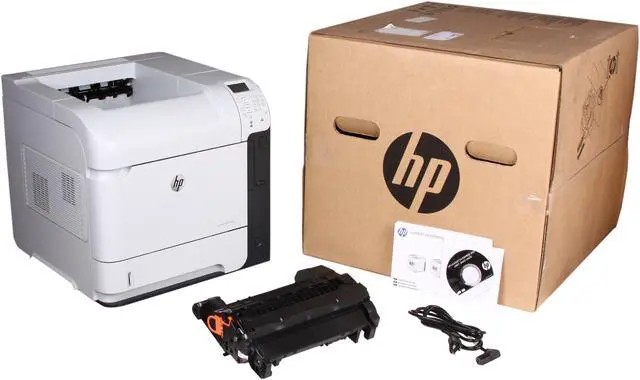 Alt view image 8 of 8 - HP LaserJet Enterprise 600 M602n (CE991A) Up to 52 ppm 1200 x 1200 dpi Workgroup Monochrome Laser Printer