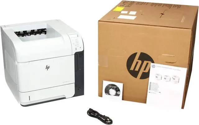 Alt view image 8 of 8 - HP LaserJet Enterprise 600 M601n Workgroup Up to 45 ppm Monochrome Ethernet (RJ-45) / USB Laser Printer