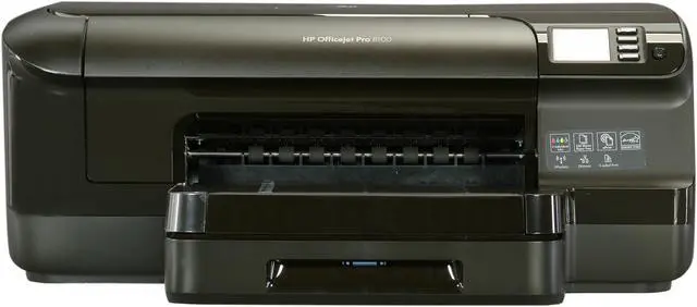 Alt view image 2 of 9 - HP Officejet Pro 8100 Up to 20 ppm Black Print Speed 4800 x 1200 dpi Color Print Quality 802.11n Thermal Inkjet Mobile Color Printer