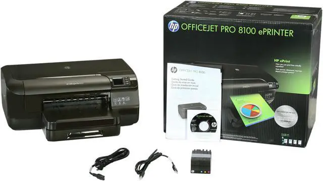 Alt view image 9 of 9 - HP Officejet Pro 8100 Up to 20 ppm Black Print Speed 4800 x 1200 dpi Color Print Quality 802.11n Thermal Inkjet Mobile Color Printer