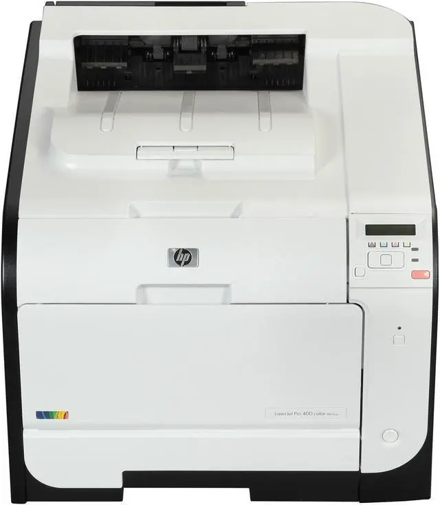 Alt view image 3 of 9 - HP LaserJet Pro 400 M451nw (CE956A) 600 dpi x 600 dpi USB/Ethernet/Wireless Workgroup Color Laser Printer